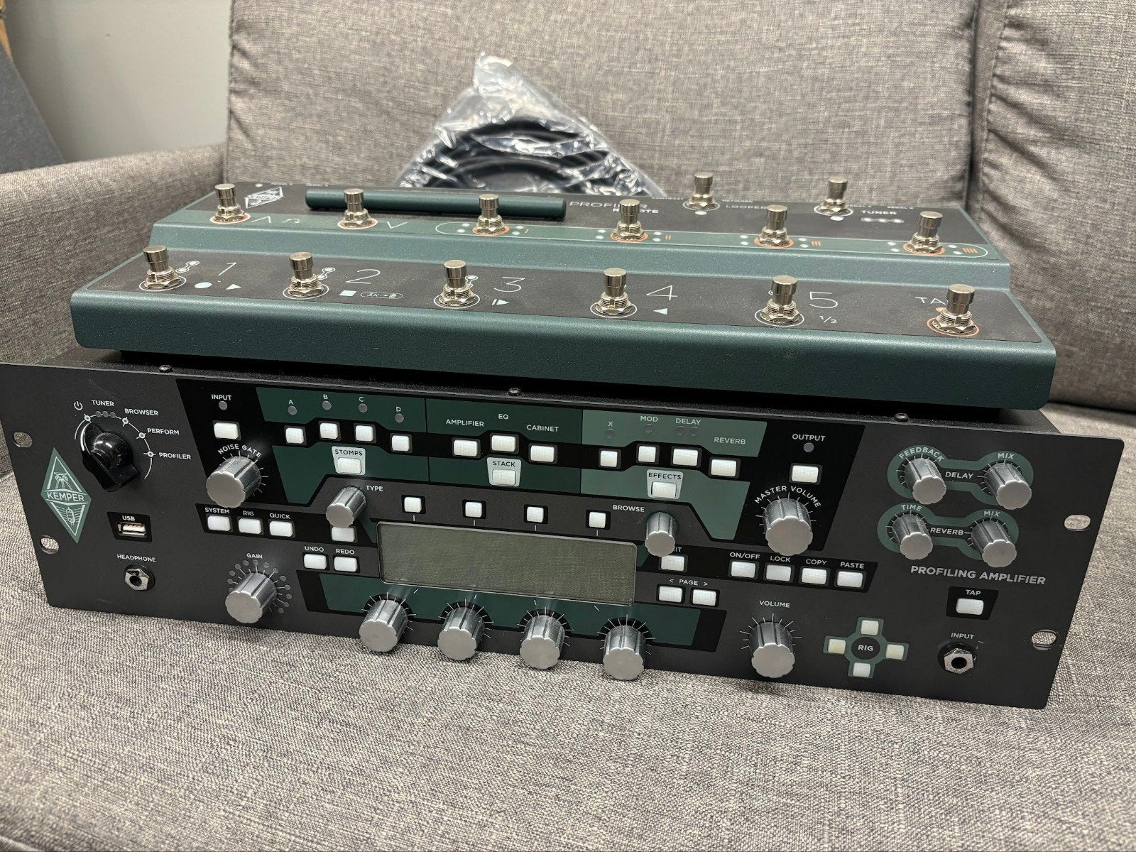 Kemper powerrack + remote, Muziek en Instrumenten, Versterkers | Bas en Gitaar, Ophalen