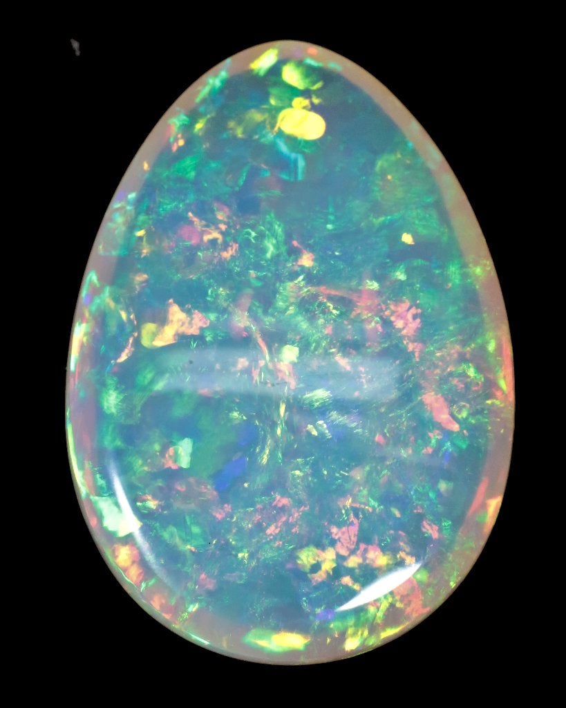 1 pcs Blanc Opale - 30.82 ct - Ethiopie - ALGT, Enlèvement ou Envoi, Neuf