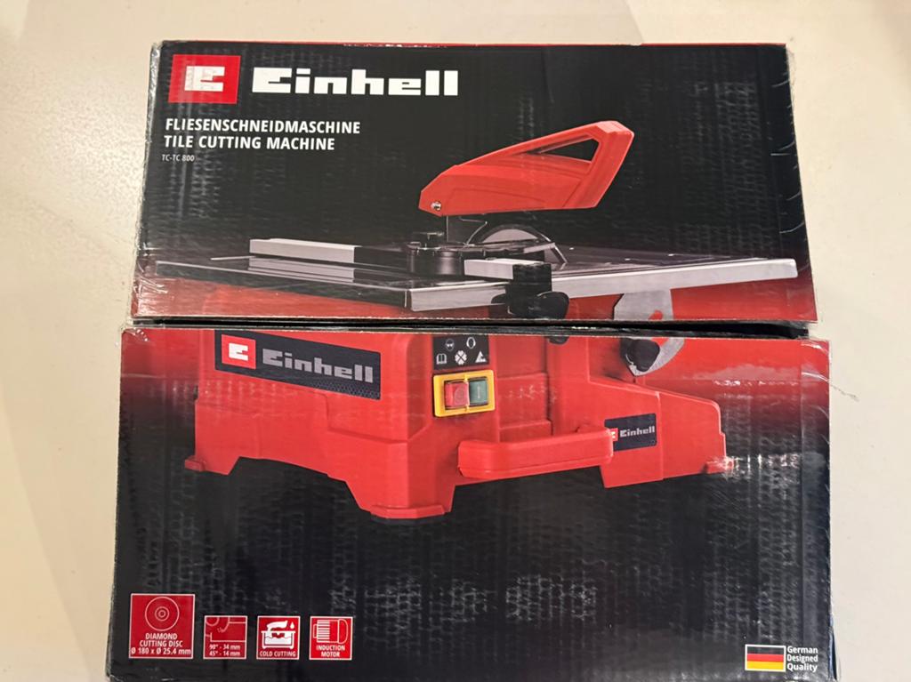 Coupe carrelage electrique utilisé 1x !, Enlèvement, Comme neuf