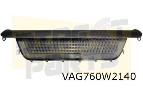 Volkswagen Amarok (9/10-) Treeplank op achterbumper (9B9 sat, -, -, Nieuw, Achter