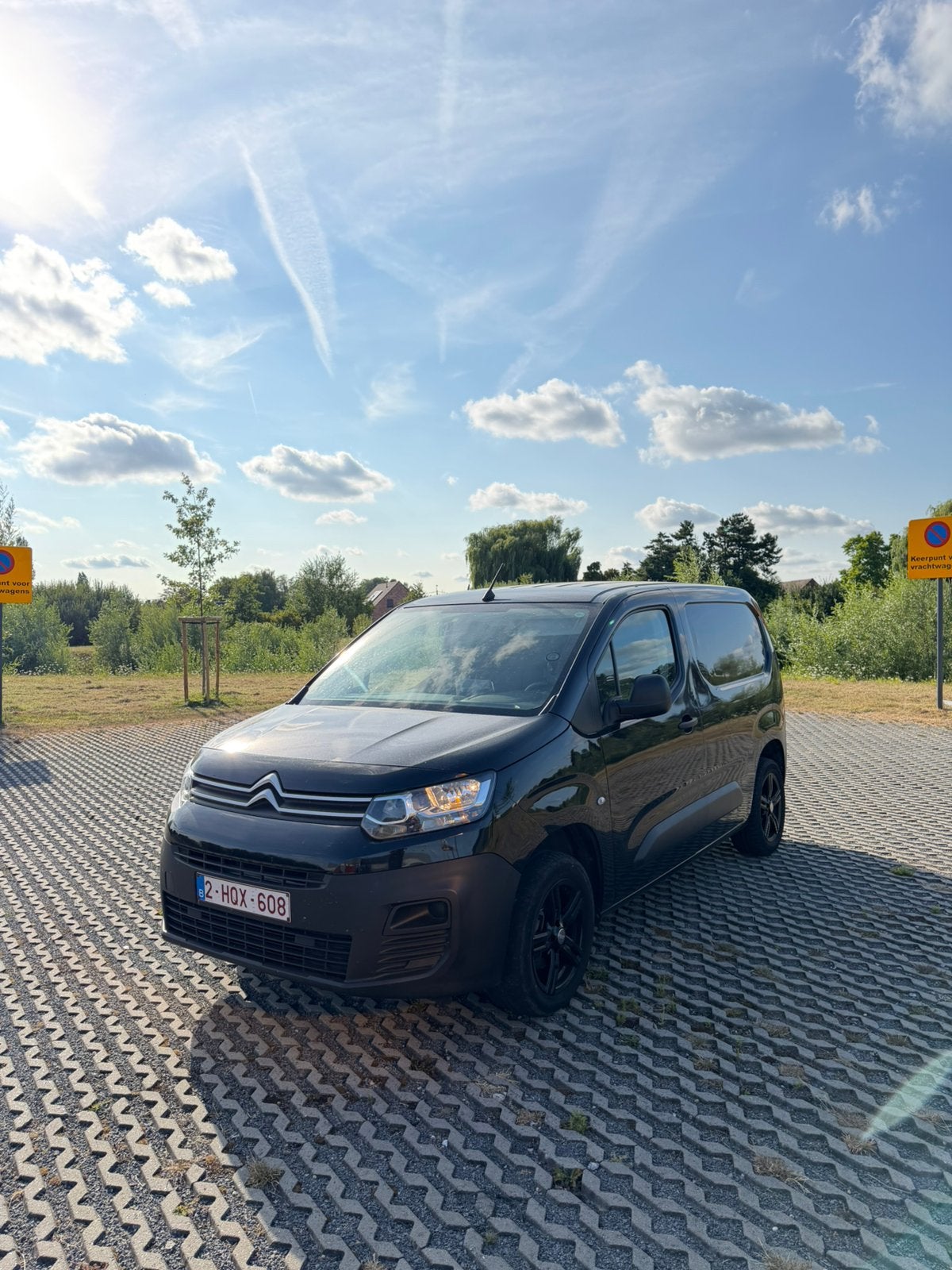 Citroen Berlingo, Stof, Euro 6, Zwart, Berlingo