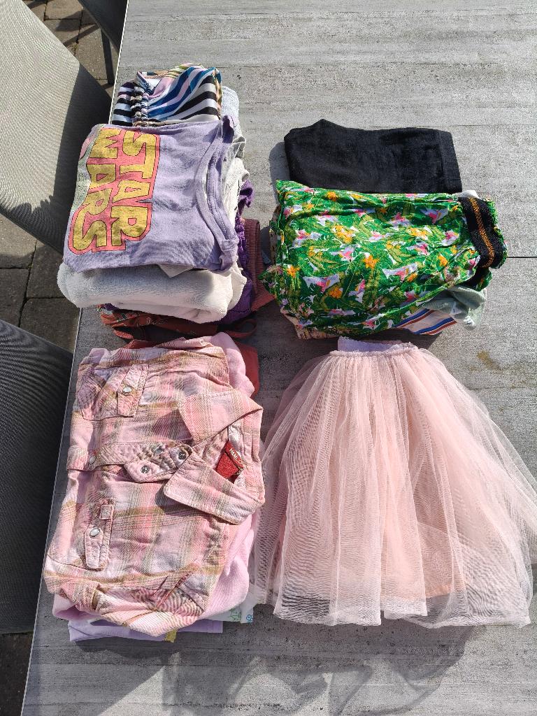 Pack de vêtements pour filles tailles 110 et 116 4 à 6 ans, Enlèvement ou Envoi, Utilisé, Taille 110