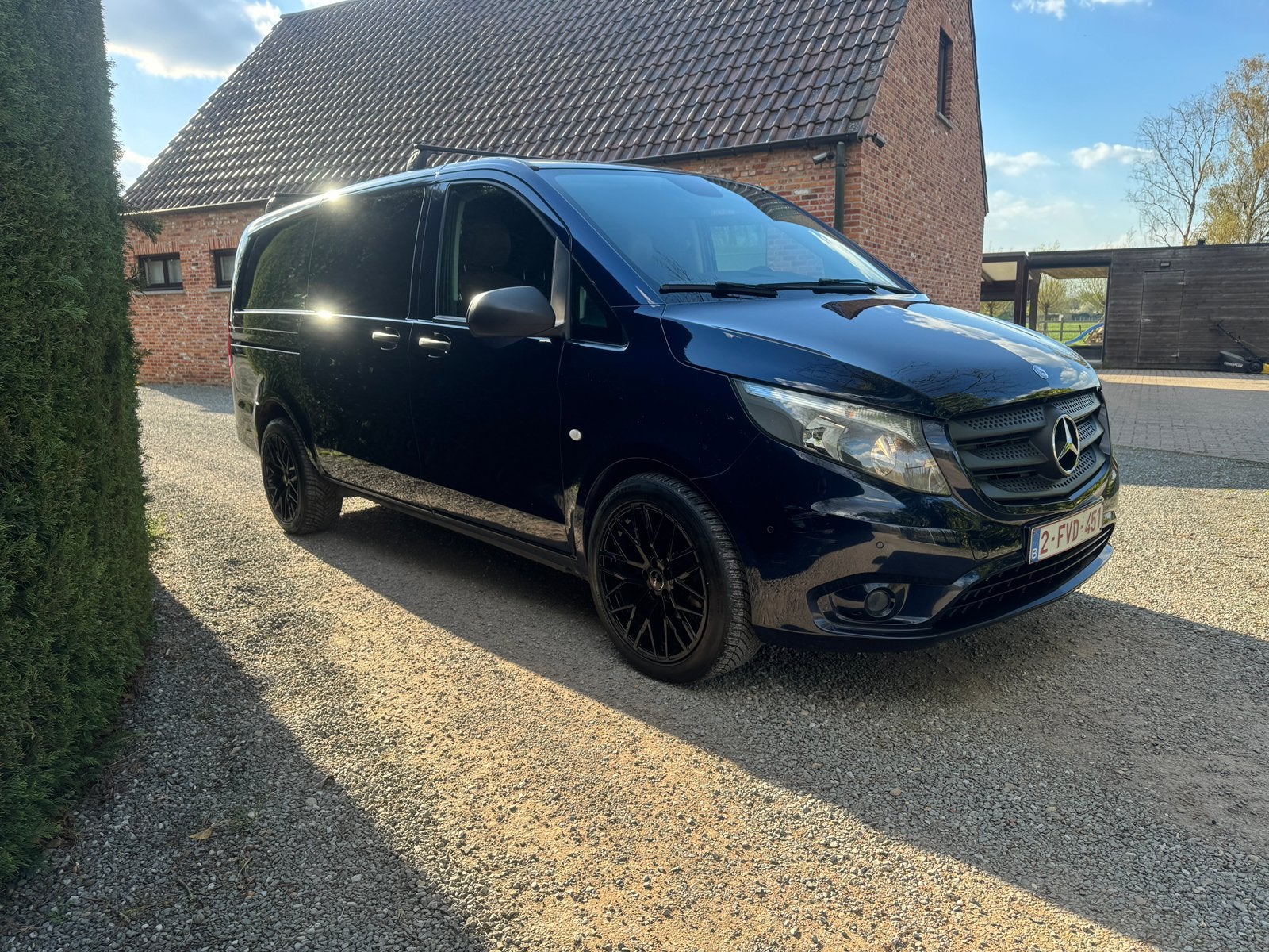 mercedes vito dubbel cabine, Automaat, Achterwielaandrijving, 4 cilinders, Blauw