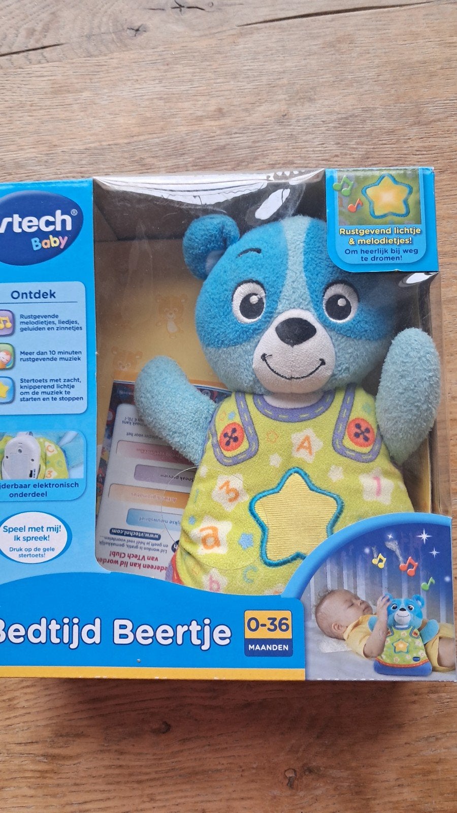 vtech bedtijd beertje, Kinderen en Baby's, Speelgoed | Vtech, Ophalen of Verzenden, Zo goed als nieuw, 0 tot 6 maanden
