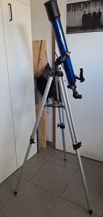 Meade Infinity 7.0 telescoop, Ophalen of Verzenden, Zo goed als nieuw, Met statief