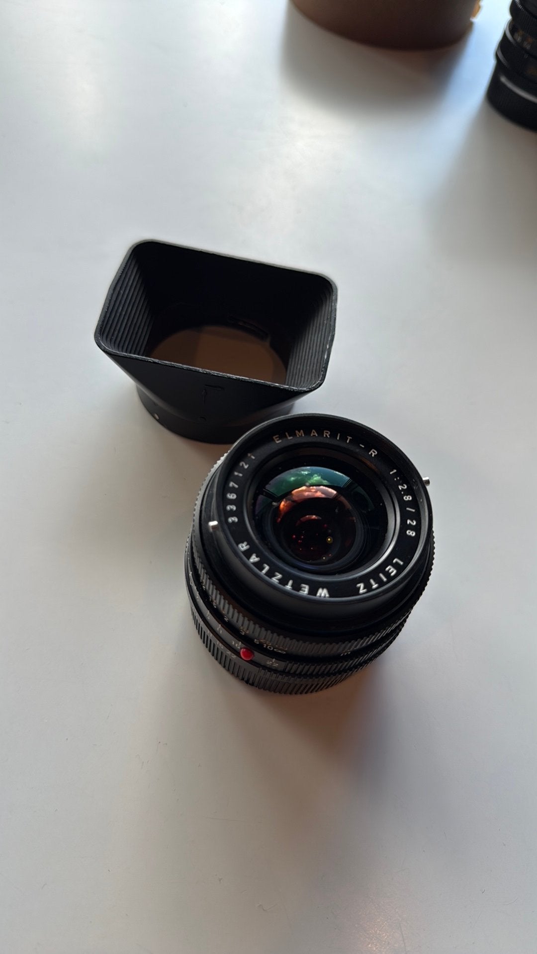 Leica Elmarit R 28, Gebruikt, Leica, 28 mm, Groothoeklens