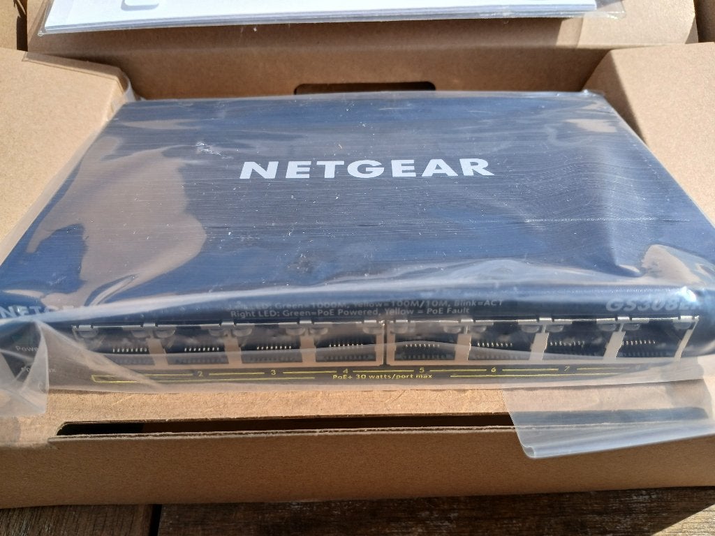Netgear GS308EP 100 PES, Enlèvement ou Envoi, Neuf