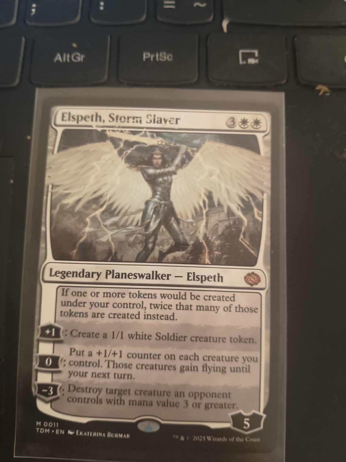 Elspeth storm slayer Mint magic, Ophalen, Nieuw, Losse kaart, Foil