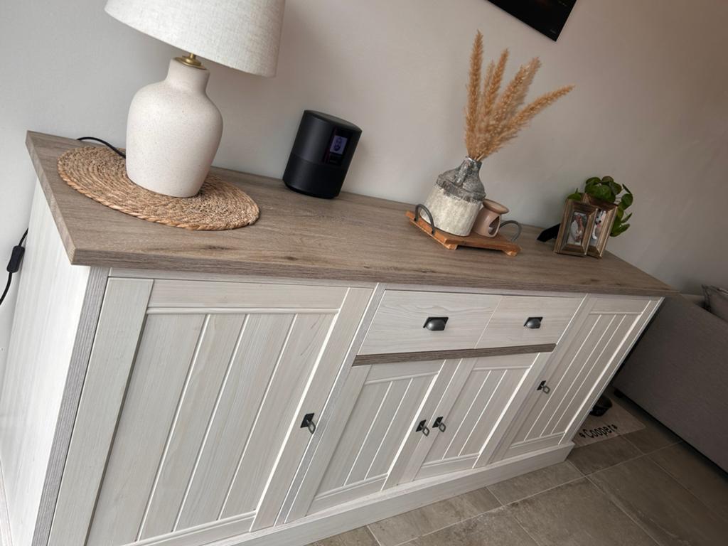 York dressoir, Ophalen, 200 cm of meer, Landelijk, Zo goed als nieuw