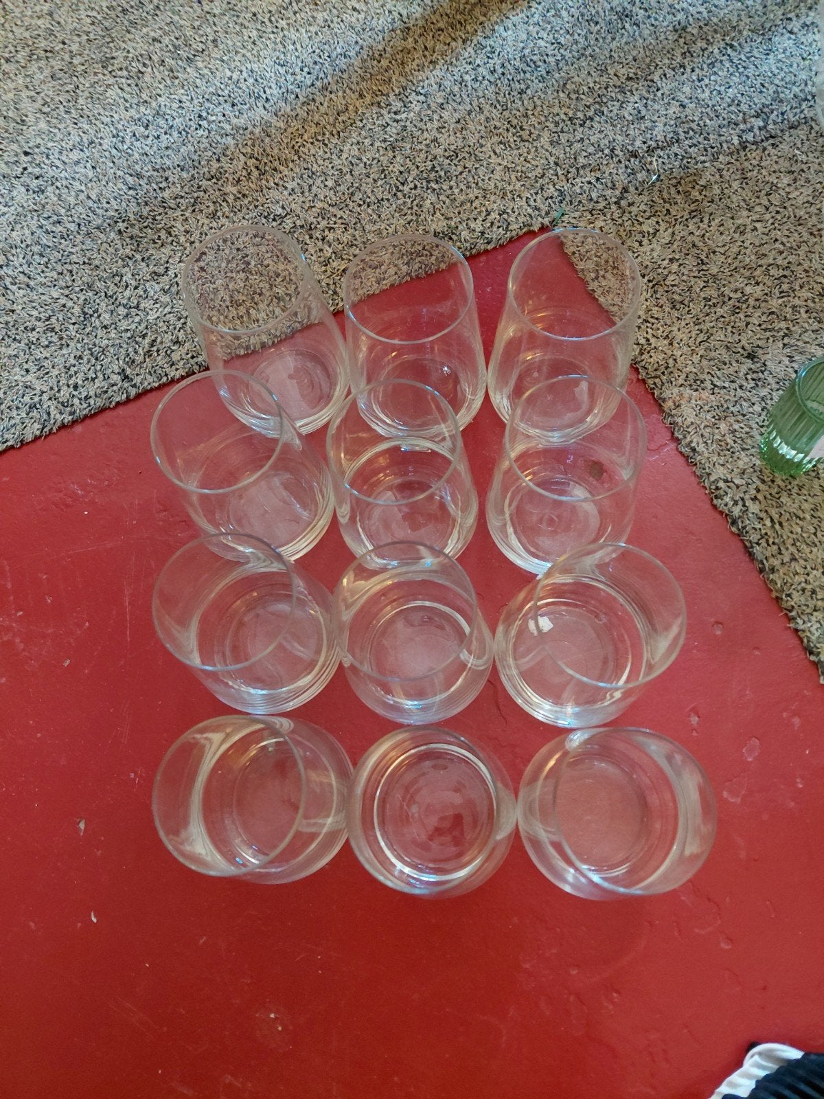 12 waterglazen, Ophalen, Gebruikt, Waterglas