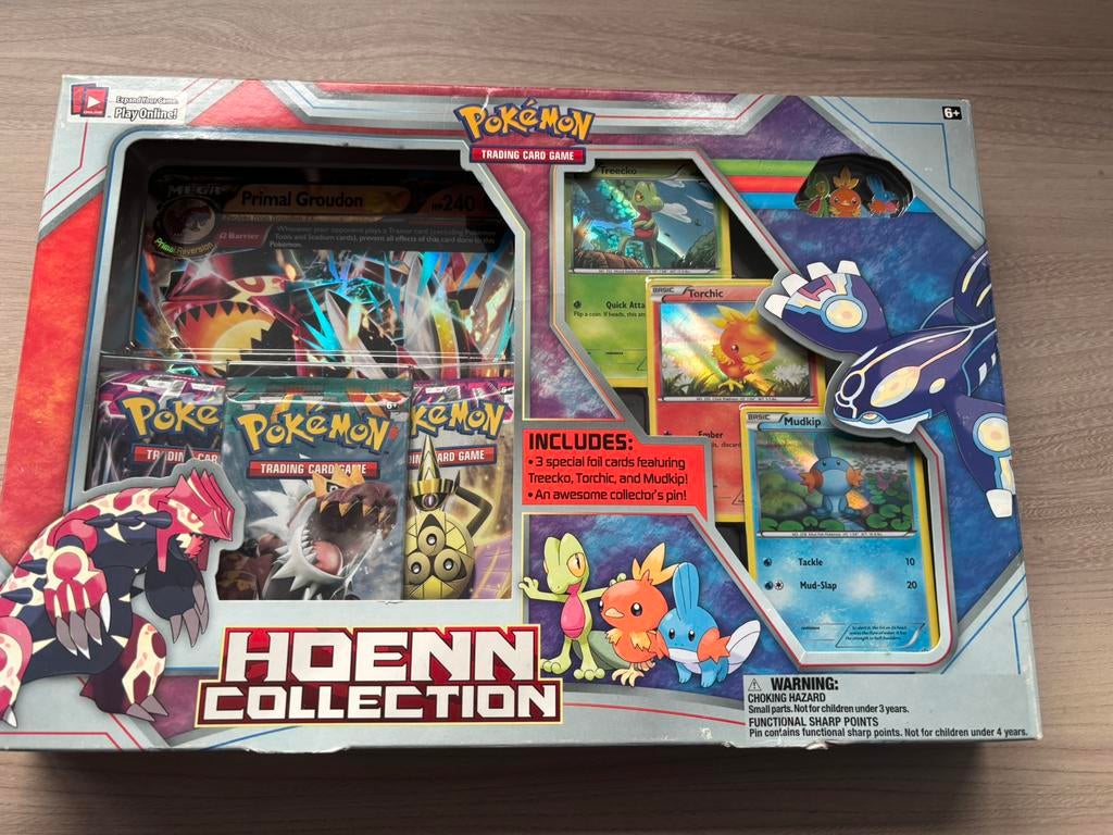 Pokémon TCG Hoenn Collection Box 2014 – Primal Groudon 3, Hobby en Vrije tijd, Verzamelkaartspellen | Pokémon, Zo goed als nieuw