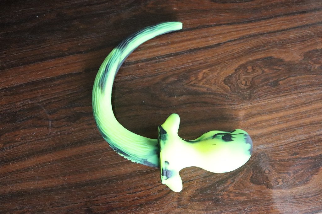 Puppy tail groen 30cm, Ophalen, Zo goed als nieuw, Accessoires
