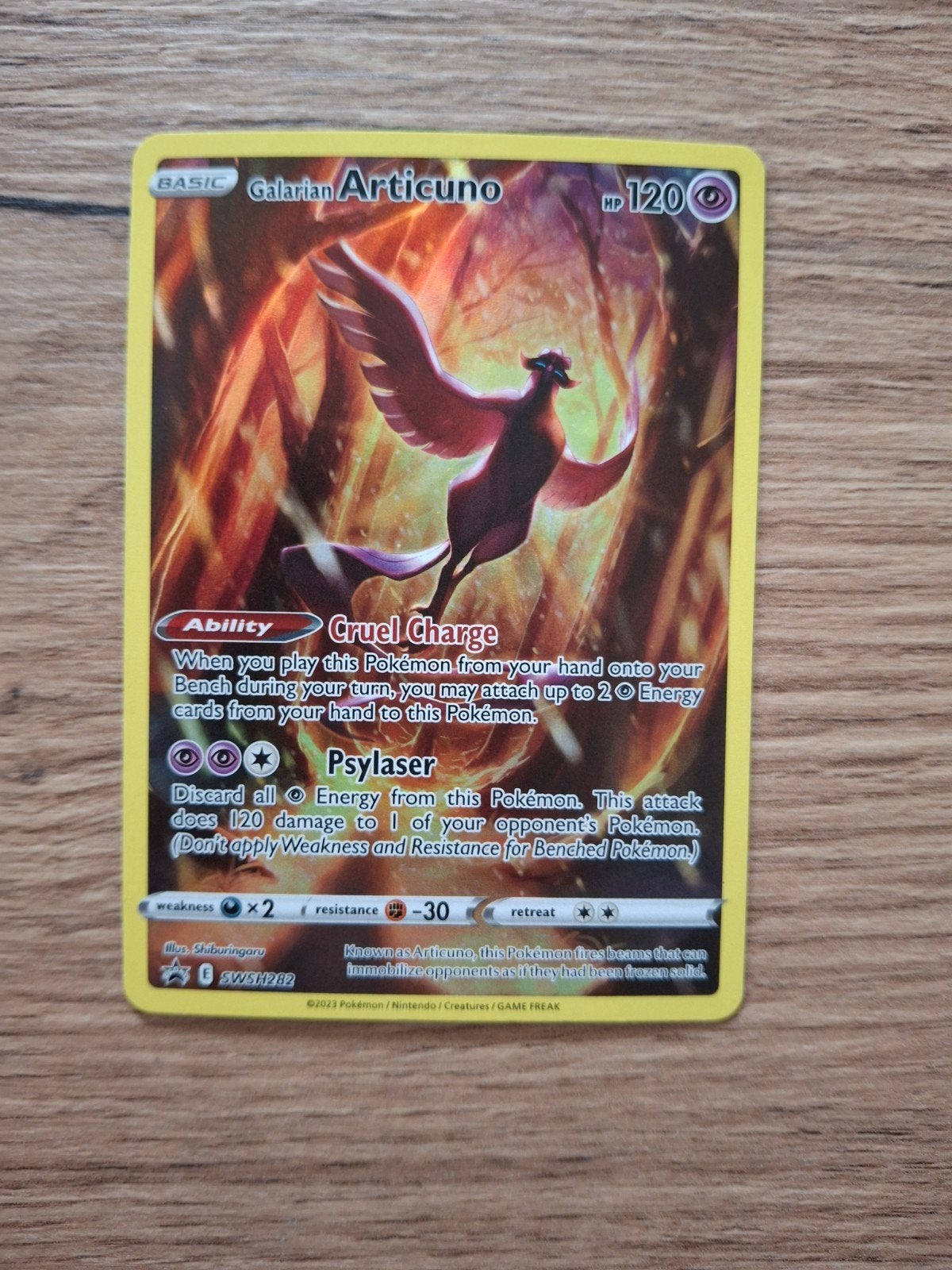 Galarian Articuno SWS282 promo, Ophalen of Verzenden