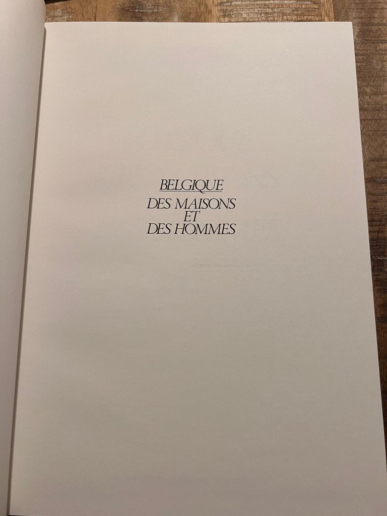 Belgique, Des maisons et des Hommes *Vokaer*, Boeken, Ophalen of Verzenden, Zo goed als nieuw, Georges-Henri Dumont, Overige onderwerpen