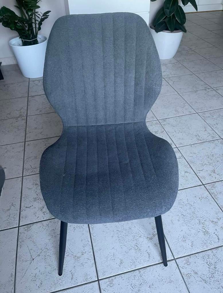 4 stoelen, Huis en Inrichting, Stoelen, Ophalen, Zo goed als nieuw, Vier, Stof