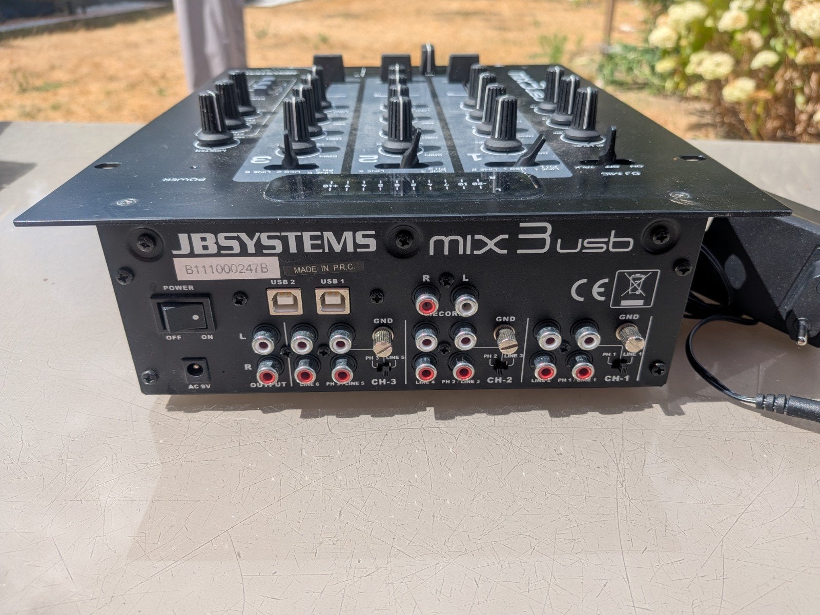 JB systems mengpaneel, Musique & Instruments, Tables de mixage, Enlèvement, Utilisé, Moins de 5 canaux, Entrée micro