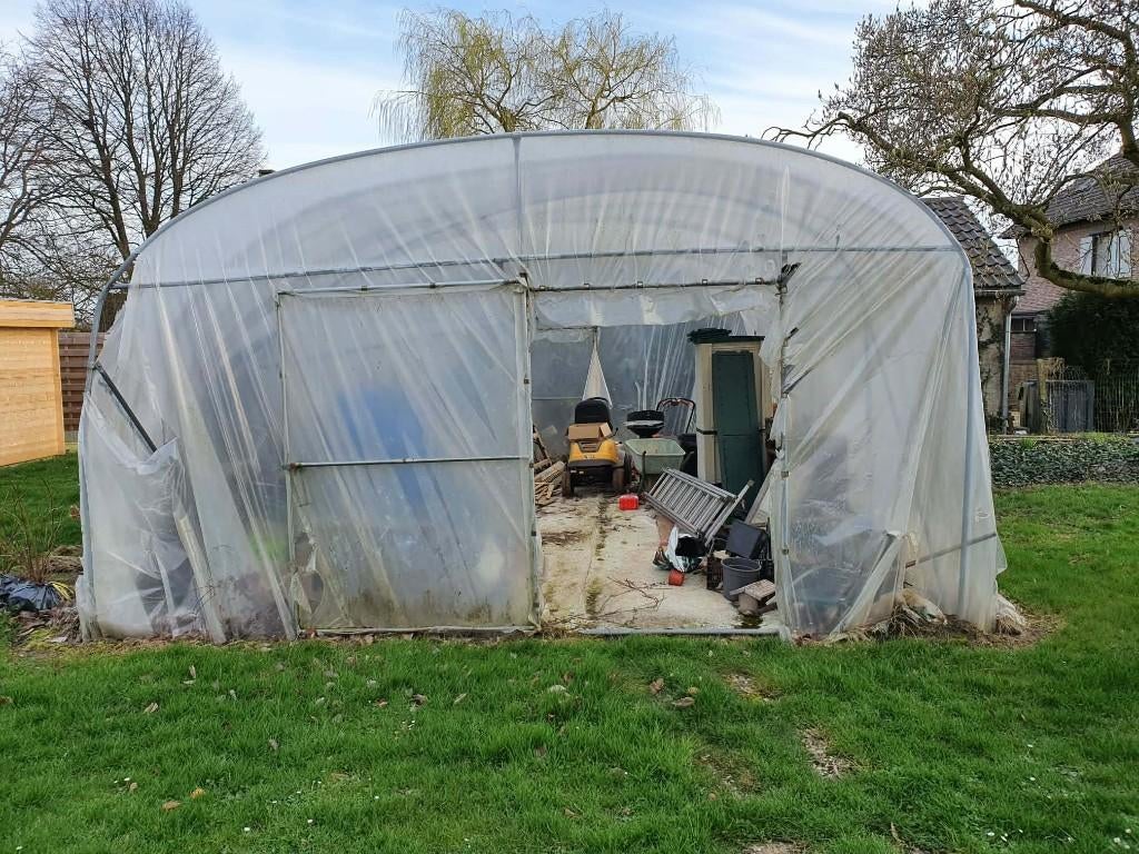 Tunnelserre 5m x 6m; 2 deuren, Tuin en Terras, Kassen, Ophalen