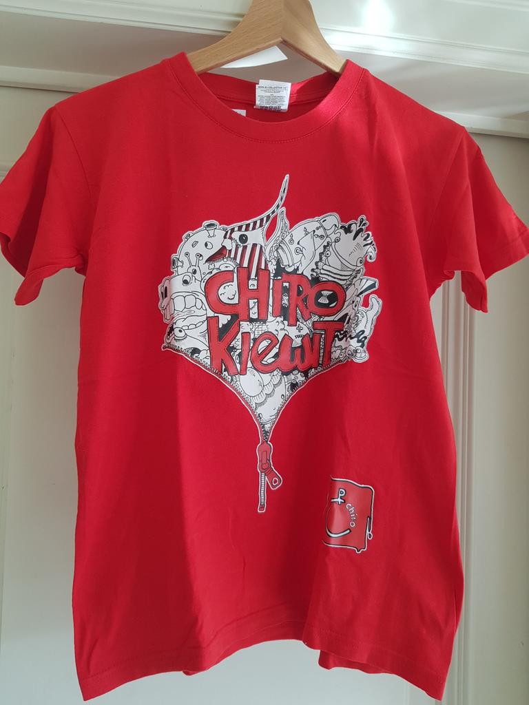 Chiro T-shirt Kiewit maat 9/11(134-146), Ophalen, Overige maten, Zo goed als nieuw, Chiro