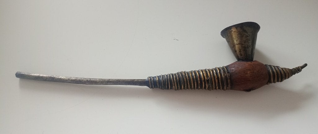 Pipe Africaine, Antiquités & Art, 24 cm, Afrique, Autres types, Bois