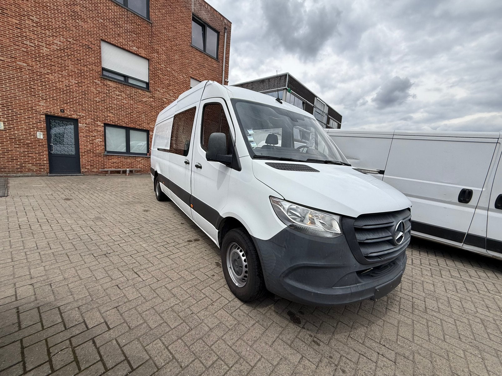 Mercedes sprinter 316cdi maxi dubbel cabine Airco, Auto's, Euro 6, Mercedes-Benz, Bedrijf, Diesel