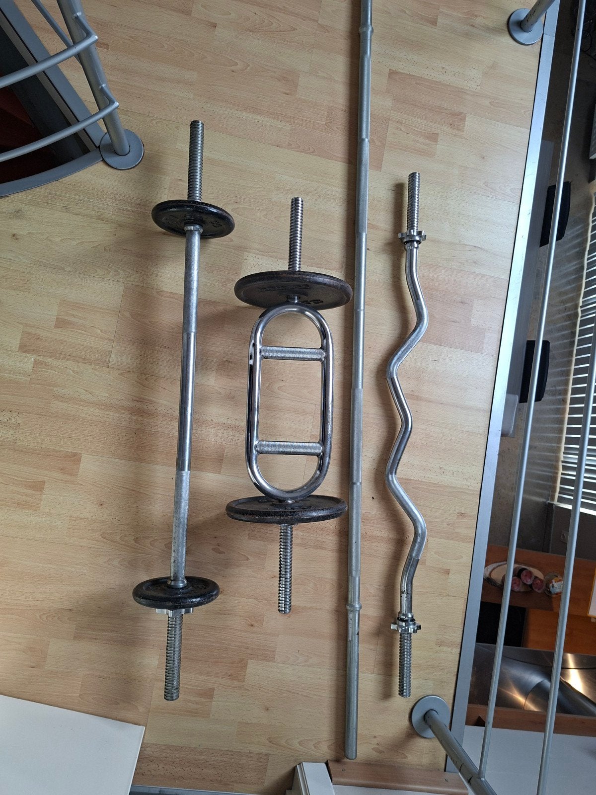 fitness halters, Ophalen, Zo goed als nieuw, Metaal, Benen