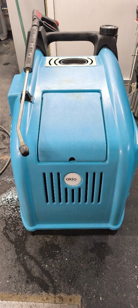 Professionele Warm water hogedrukreiniger, Tuin en Terras, Ophalen, Zo goed als nieuw, Elektrisch, Met regelbare waterdruk