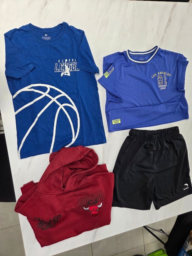 Lot vetement homme femme garçons, Enlèvement, Porté, Taille 42/44 (L)