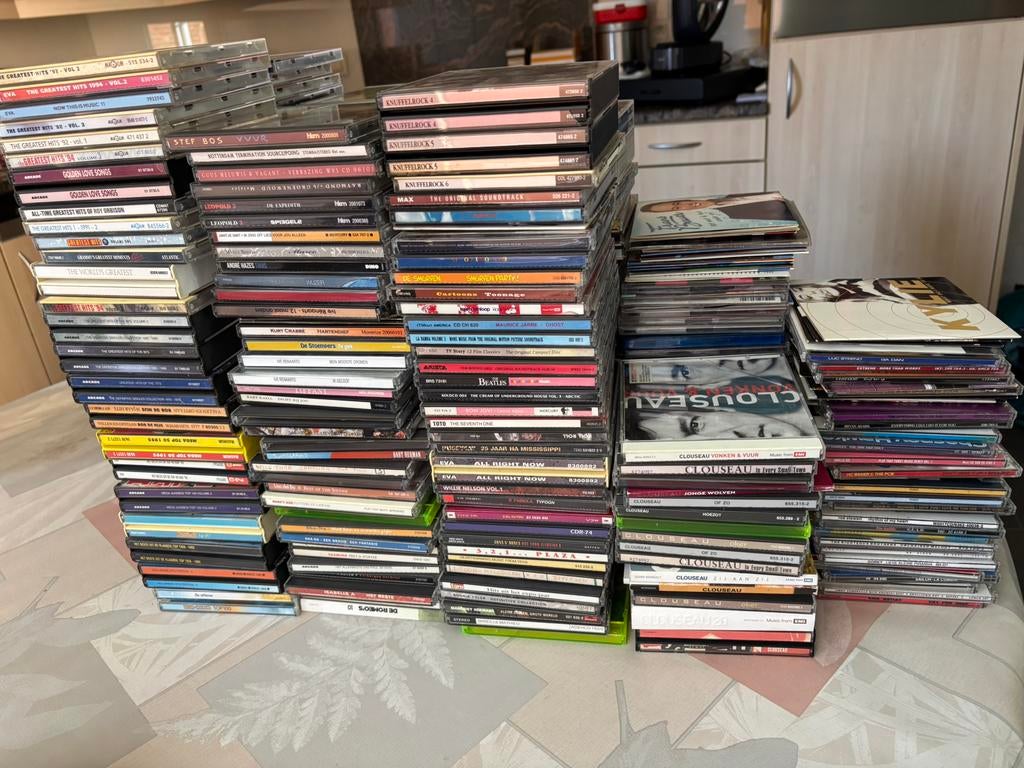 Groot lot cd’s & singles, Ophalen, Gebruikt