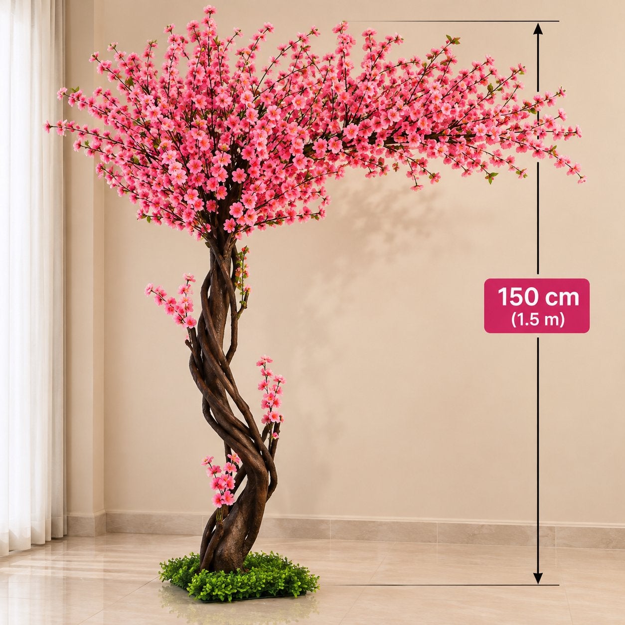 Arbre fleur artificiel / plant, Neuf, Enlèvement ou Envoi, Intérieur, Rose