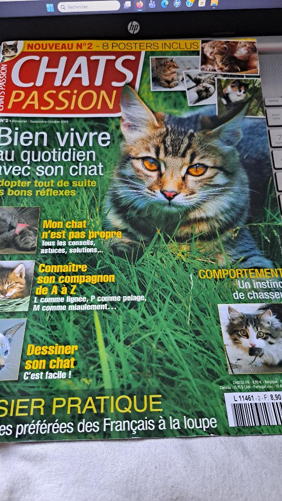 lot revues J'aime les chats 2012/Chats passion 2009, Enlèvement ou Envoi, Chats