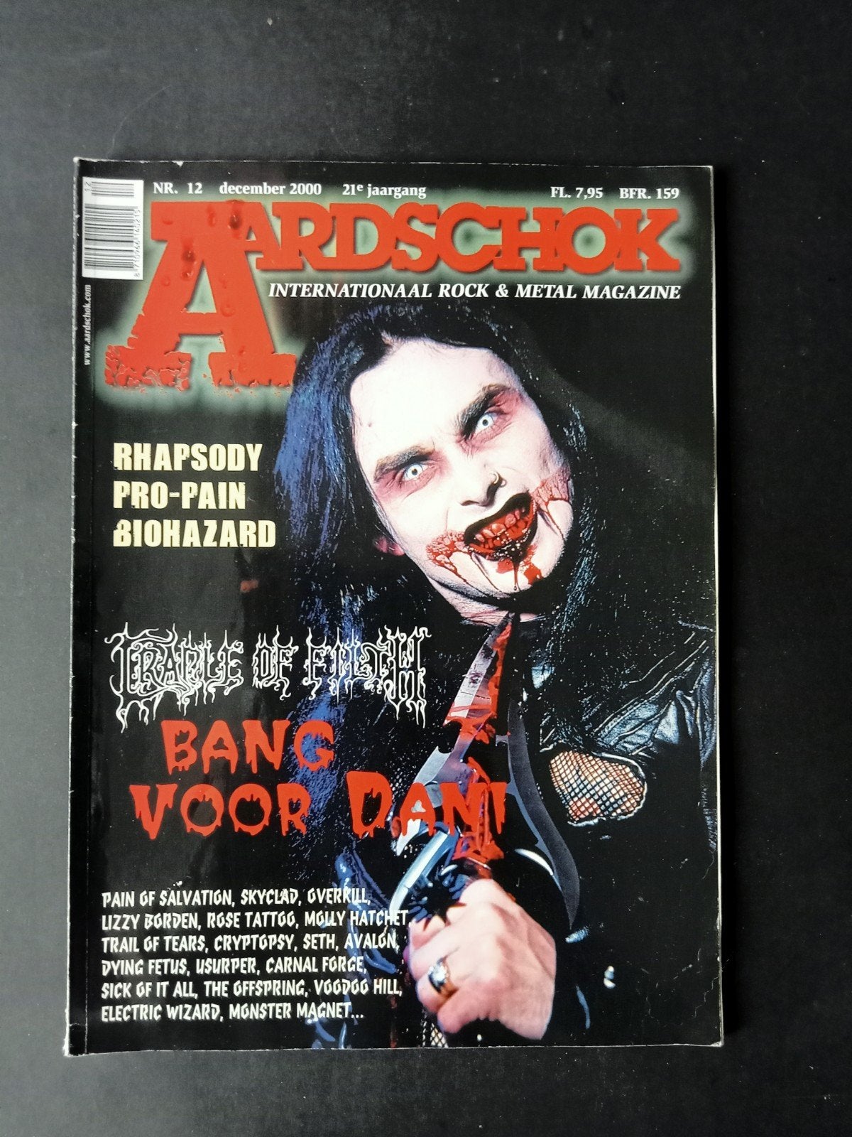 Cradle of Filth, tijdschrift Aardschok 2000, Ophalen of Verzenden