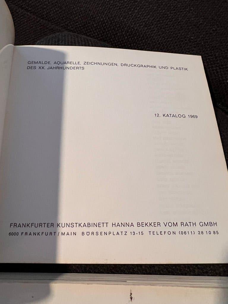 Frankfurter Kunstkabinett Hanna Bekker Vom Rath GMBH 2 ex, Ophalen of Verzenden, Gelezen, Overige onderwerpen
