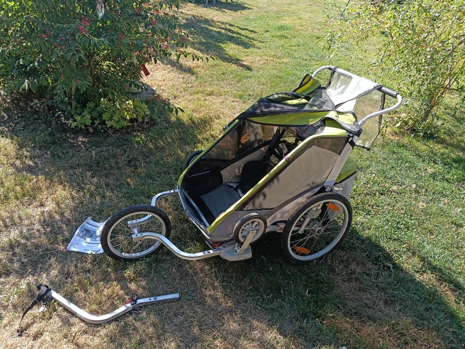 kinderfietskar, trolley, modulair (kinderwagen, 3 of 4), Ophalen, Gebruikt, Kinderkar, Vering