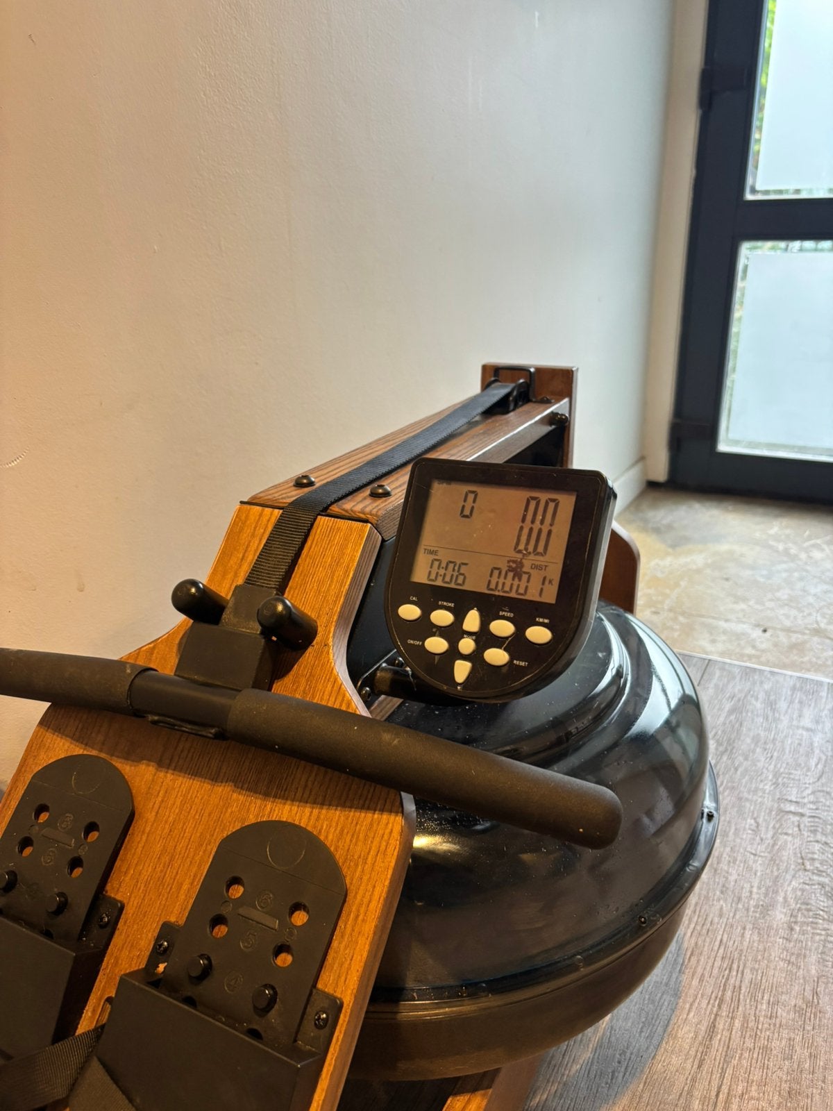 Professionele waterroeier - inklapbaar, Sport en Fitness, Ophalen, Zo goed als nieuw, Armen, Roeitrainer