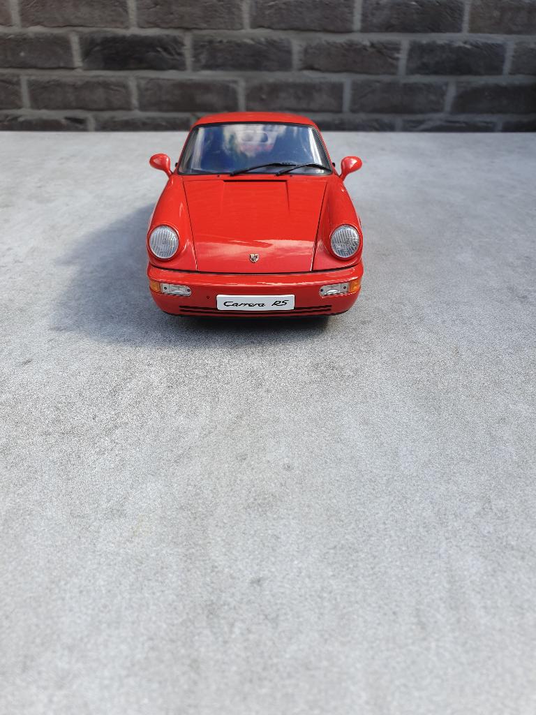 Autoart Porsche 964 Carrera RS Rood 1992, Enlèvement, Comme neuf, Voiture, Autoart