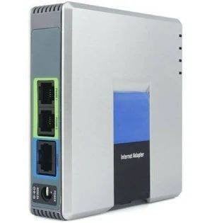 LINKSYS - cisco  PAP2T Internet Phone Adapter - SIP  (voip), Télécoms, Télématique & VoIP, Enlèvement ou Envoi, Utilisé, Accessoires