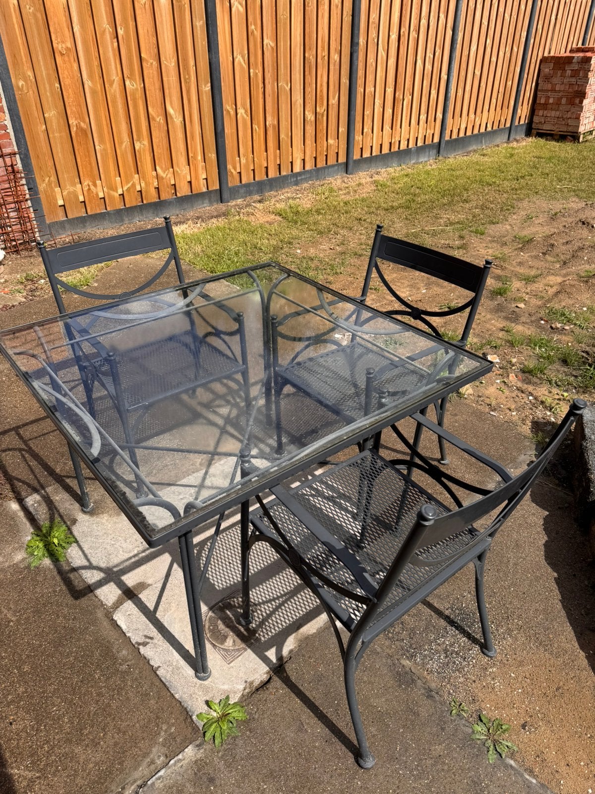 Gratis tuinsetje af te halen, Ophalen, Zo goed als nieuw, Tuinset, Eettafel
