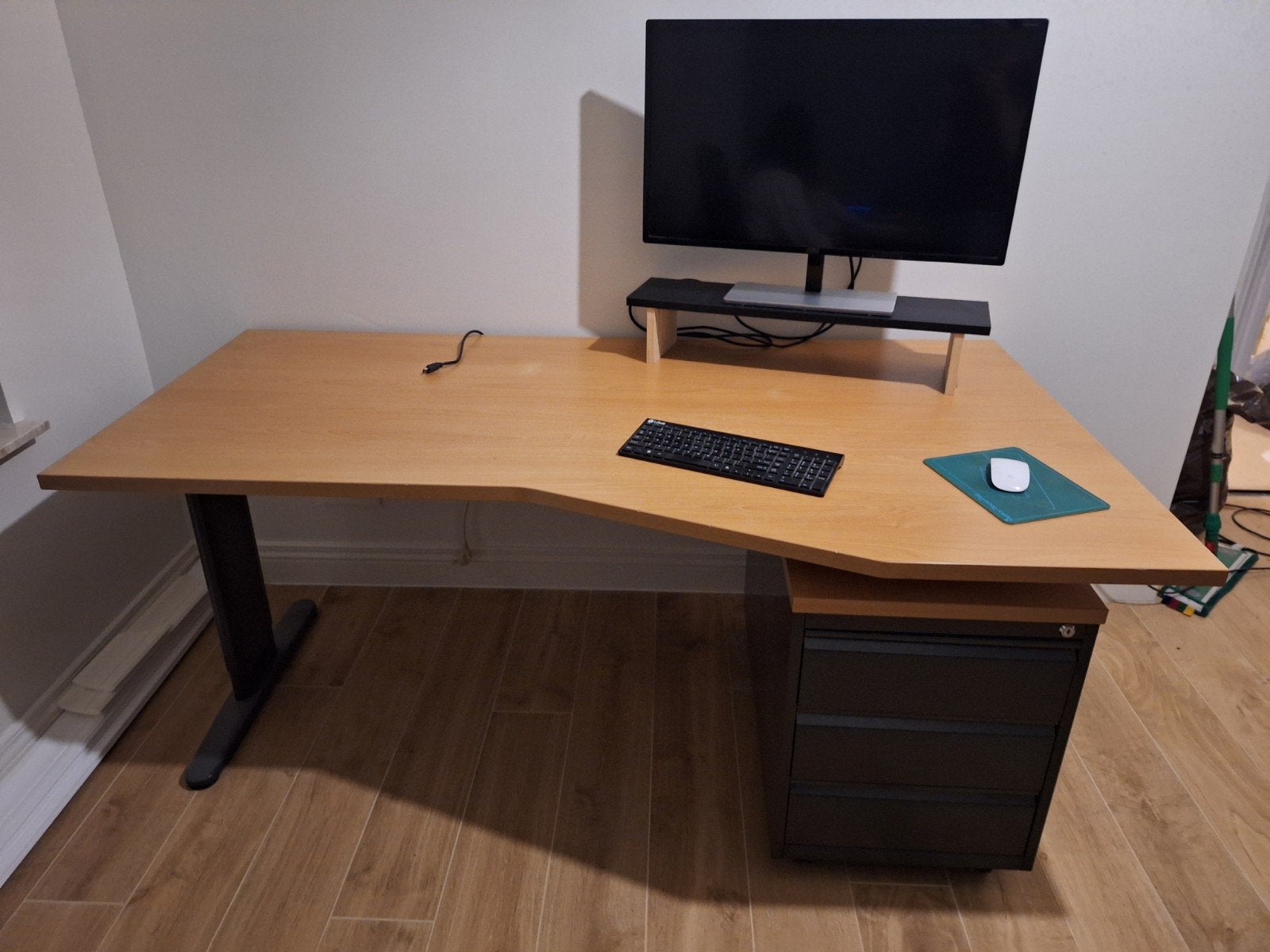 Professionele bureau met ladekast, Werkplek, Ophalen, Gebruikt, Bureau