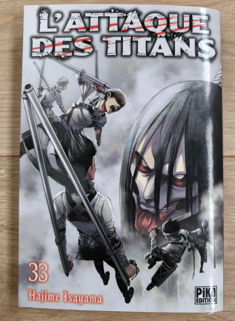 Manga l'attaque des Titans 33, Livres