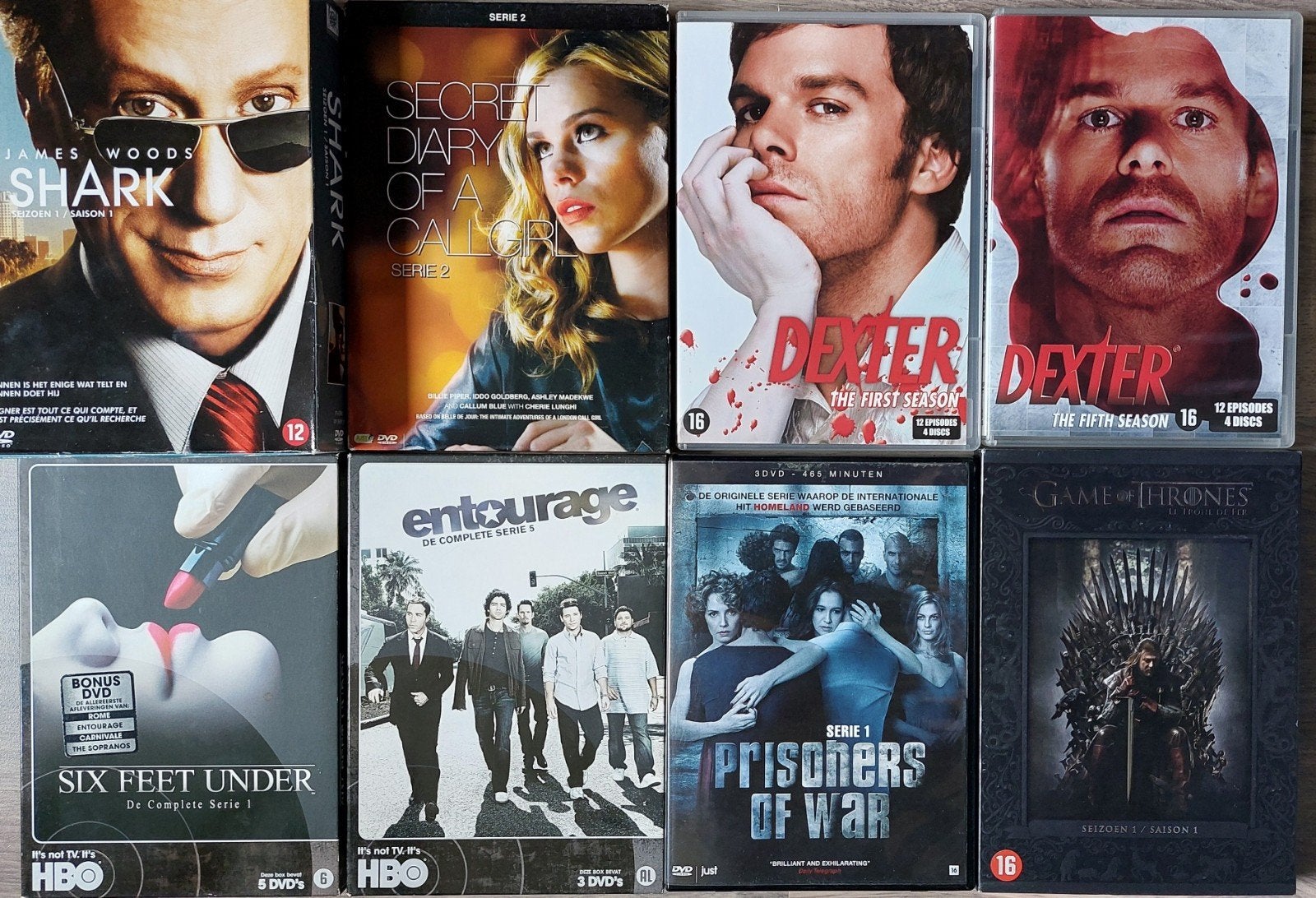 Diverse TV series - 2 euro/seizoen, Ophalen, Gebruikt, Engels, Nederlands