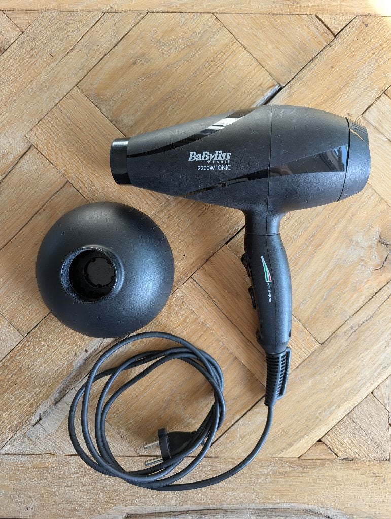 Haardroger BaByliss Ionic 2200w, Ophalen of Verzenden, Gebruikt, Haarverzorging
