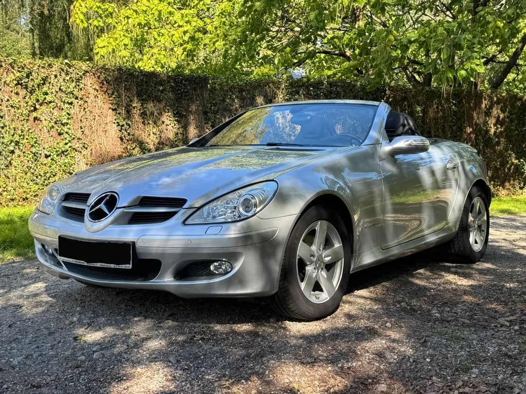 SLK 200 – 54.457 KM – ÉTAT EXCEPTIONNEL, Autos, Cuir, Argent ou Gris, Achat, Entreprise
