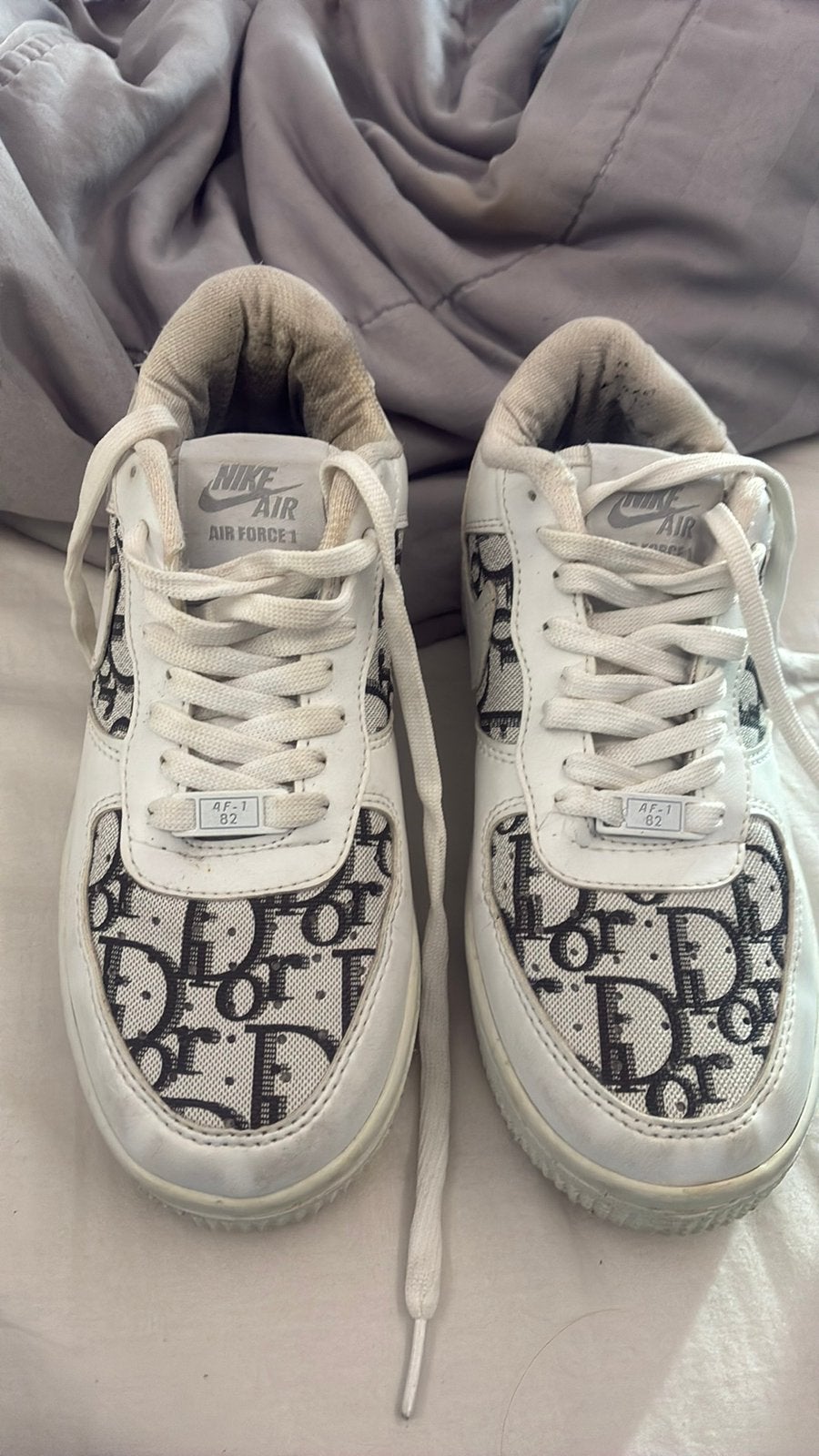 Nike air force 1 dior 1:1, Ophalen, Wit, Sneakers, Gedragen