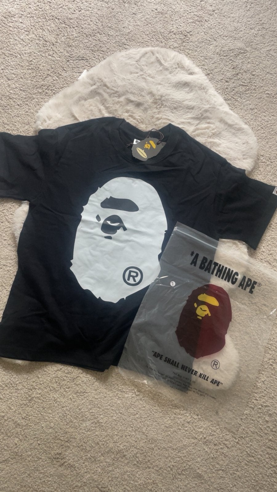 Bape shirt, Enlèvement ou Envoi, Neuf, Taille 48/50 (M), Noir