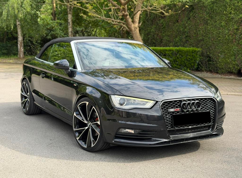 Audi A3 Cabriolet S-line 2014 2.0TDI 150ch Euro6b, Autos, Audi, Euro 6, Boîte manuelle, Noir, Diesel