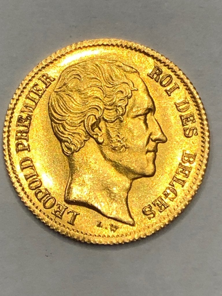 Munt goud België 10 FR Leop I jaar 1850 kwaliteit zeldzaam, Ophalen, Goud, Losse munt, Goud