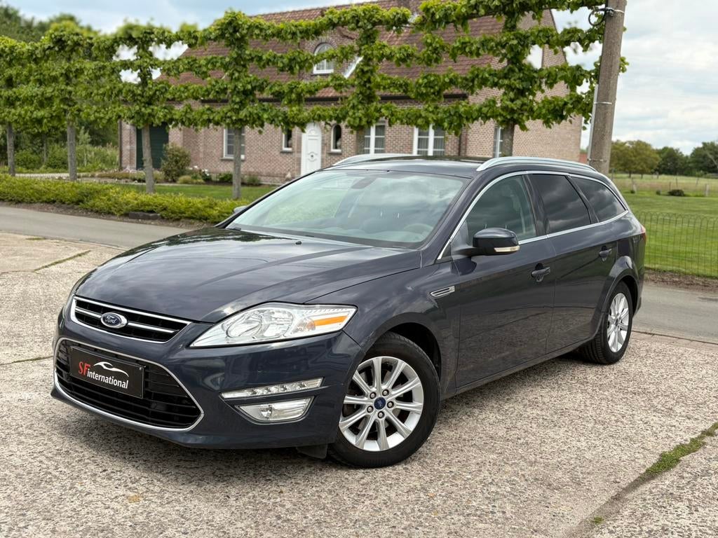 Ford Mondeo 1.6TDCI Break Navi Leder Cruise Trekhaak, Parkeersensor, Euro 5, Mondeo, Blauw