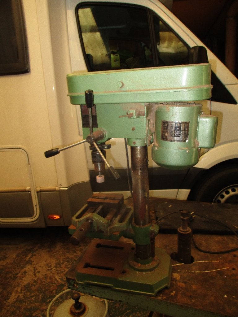 kolomboormachine, Doe-het-zelf en Bouw, Gereedschap | Boormachines, Ophalen, Gebruikt, Minder dan 400 watt, Kolomboormachine