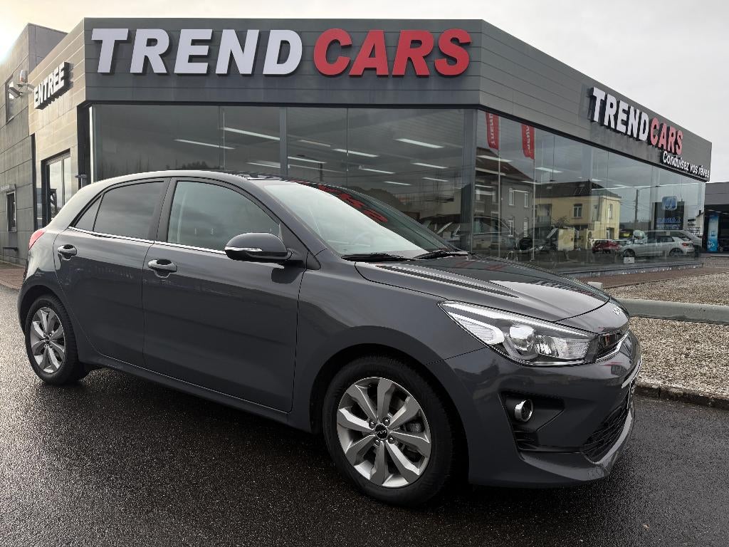 Kia Rio 1.0i AUTOMATIQUE CAMERA CARPLAY GA.KIA 10/2030, Autos, Argent ou Gris, 998 cm³, Euro 6, Entreprise