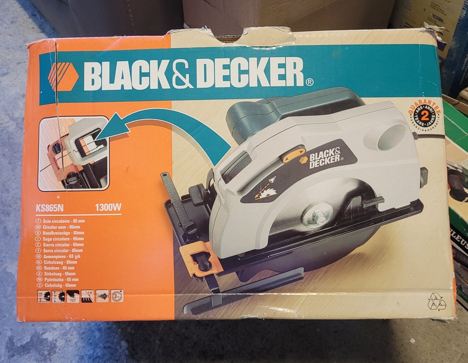 scie circulaire, Enlèvement, Scie circulaire, Black&Decker